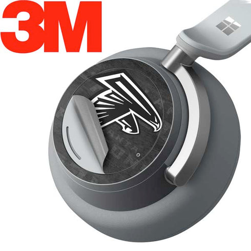 NFL Atlanta Falcons Black & White Surface Headphones Skin