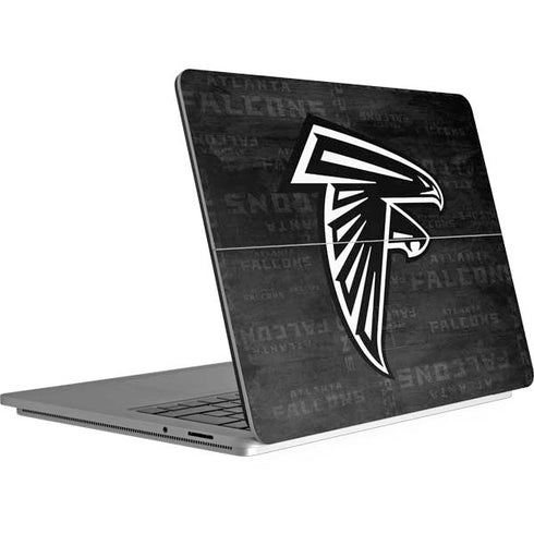 NFL Atlanta Falcons Black & White Surface Laptop Studio Skin