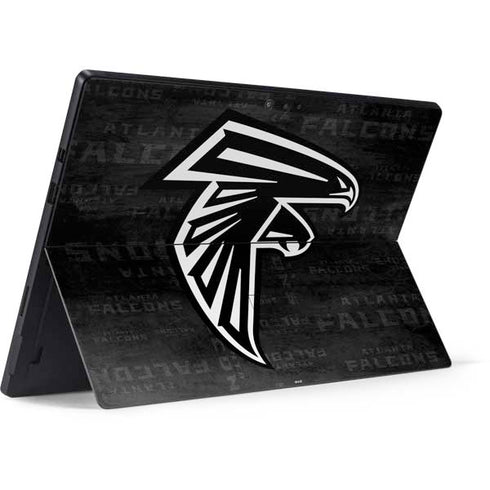 NFL Atlanta Falcons Black & White Surface Pro 6 Skin