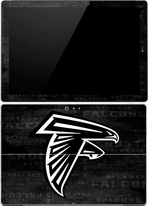 NFL Atlanta Falcons Black & White Surface Pro (2017) Skin