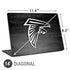 NFL Atlanta Falcons Black & White Universal Laptop 14in (11.4 x 8.2in) Skin