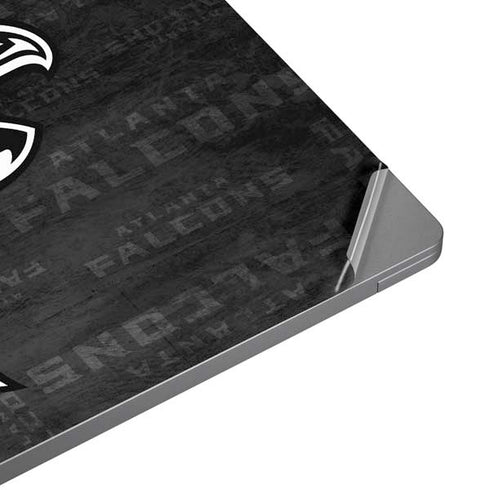 NFL Atlanta Falcons Black & White Universal Laptop 15in (12.2 x 8.8in) Skin