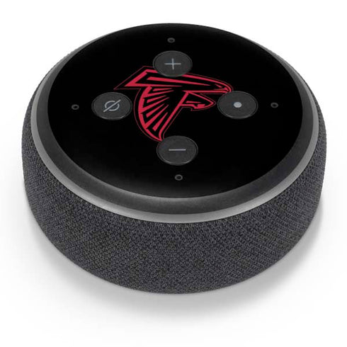 NFL Atlanta Falcons Black Performance Series Amazon Echo Dot Skin