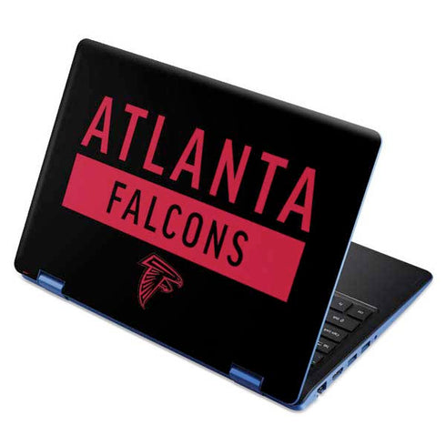 NFL Atlanta Falcons Black Performance Series Aspire R11 11.6in Skin