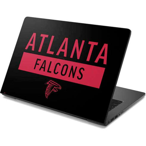 NFL Atlanta Falcons Black Performance Series Dell Chromebook Skin