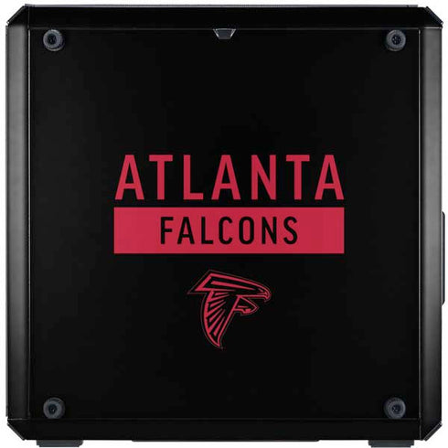 NFL Atlanta Falcons Black Performance Series Cooler Master MasterBox Q300L Mini Tower Skin