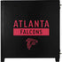 NFL Atlanta Falcons Black Performance Series Corsair 4000D Tempered Glass Mid-Tower ATX Case Skin