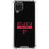 NFL Atlanta Falcons Black Performance Series Galaxy A12 Clear Case