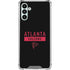 NFL Atlanta Falcons Black Performance Series Galaxy A13 5G Clear Case
