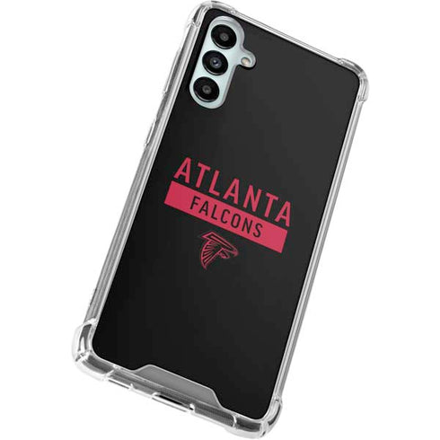 NFL Atlanta Falcons Black Performance Series Galaxy A14 5G Clear Case