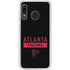 NFL Atlanta Falcons Black Performance Series Galaxy A20 Clear Case