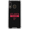 NFL Atlanta Falcons Black Performance Series Galaxy A30 Clear Case
