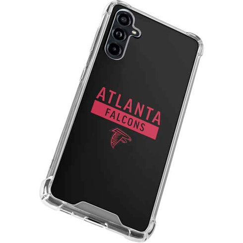 NFL Atlanta Falcons Black Performance Series Galaxy A54 5G Clear Case