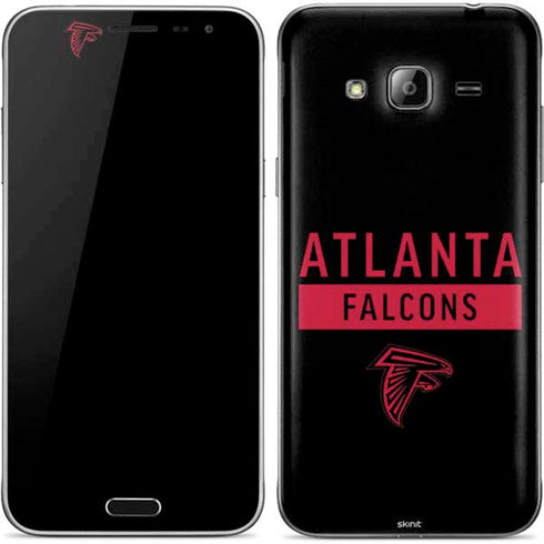 NFL Atlanta Falcons Black Performance Series Galaxy J3 Skin