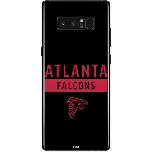 NFL Atlanta Falcons Black Performance Series Galaxy Note 8 Skin