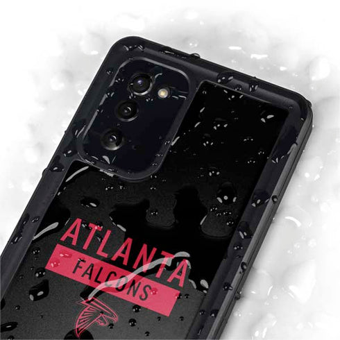 NFL Atlanta Falcons Black Performance Series Galaxy Note20 5G Waterproof Case
