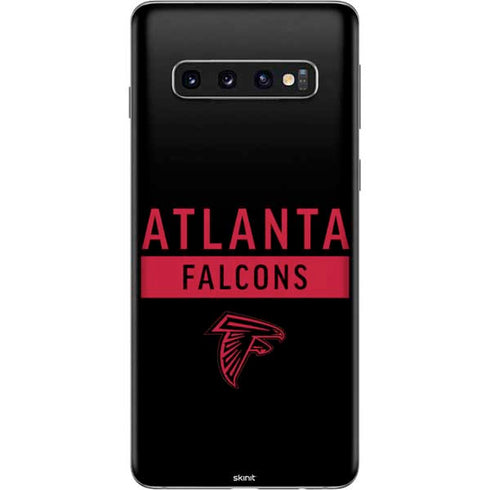 NFL Atlanta Falcons Black Performance Series Galaxy S10 Skin