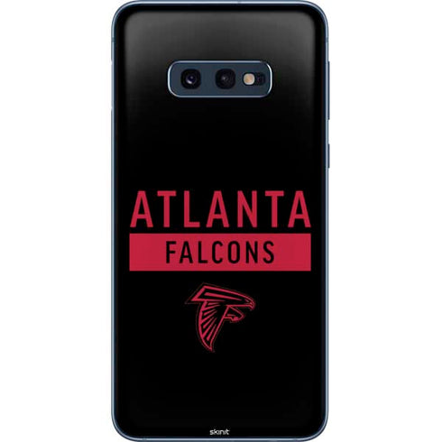 NFL Atlanta Falcons Black Performance Series Galaxy S10e Skin