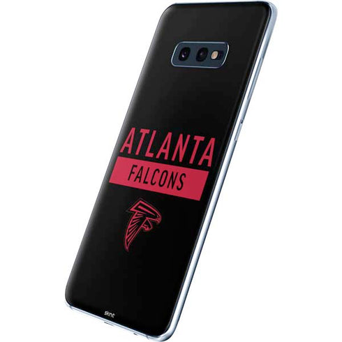 NFL Atlanta Falcons Black Performance Series Galaxy S10e Skin