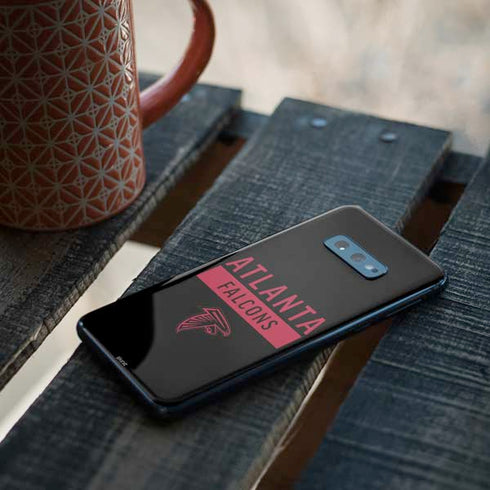 NFL Atlanta Falcons Black Performance Series Galaxy S10e Skin
