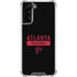 NFL Atlanta Falcons Black Performance Series Galaxy S21 FE Clear Case