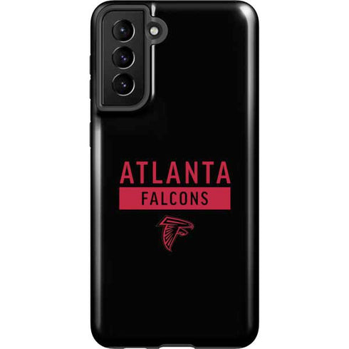 NFL Atlanta Falcons Black Performance Series Galaxy S21 FE Pro Case