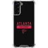 NFL Atlanta Falcons Black Performance Series Galaxy S21 Plus 5G Clear Case