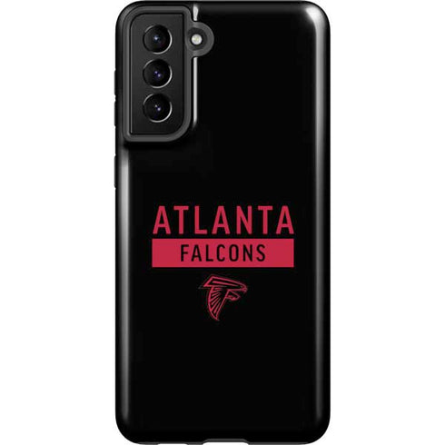 NFL Atlanta Falcons Black Performance Series Galaxy S21 Plus 5G Pro Case