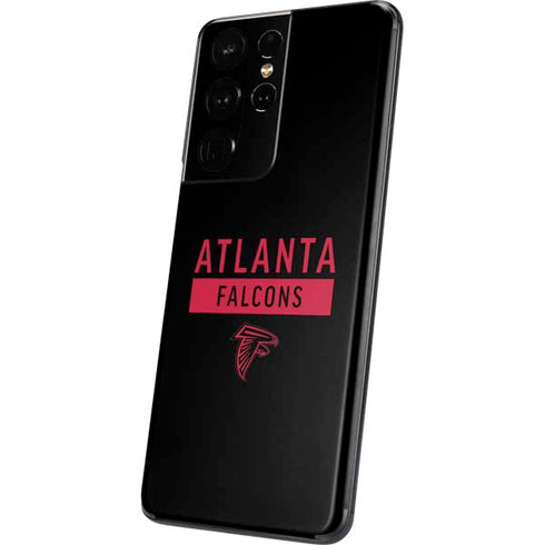 NFL Atlanta Falcons Black Performance Series Galaxy S21 Ultra 5G Skin