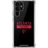 NFL Atlanta Falcons Black Performance Series Galaxy S22 Ultra Clear Case