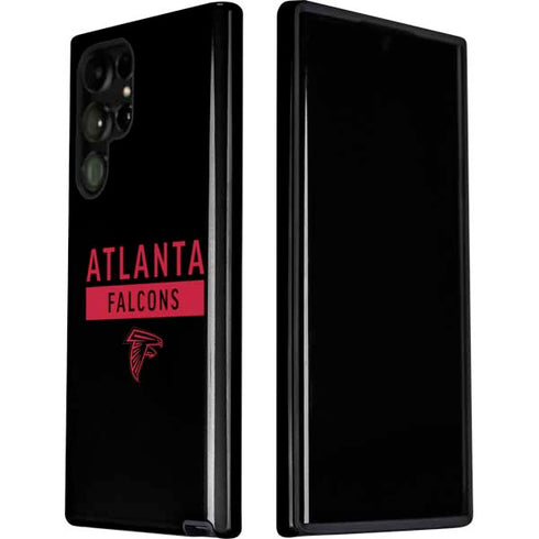 NFL Atlanta Falcons Black Performance Series Galaxy S22 Ultra Pro Case