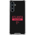 NFL Atlanta Falcons Black Performance Series Galaxy S23 FE Clear Case
