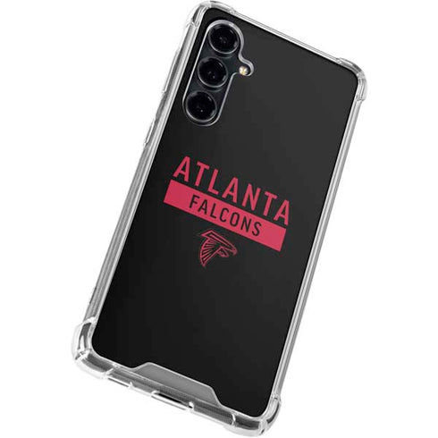 NFL Atlanta Falcons Black Performance Series Galaxy S23 FE Clear Case