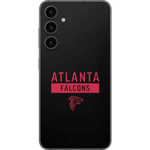 NFL Atlanta Falcons Black Performance Series Galaxy S23 FE Skin