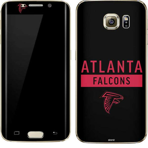 NFL Atlanta Falcons Black Performance Series Galaxy S7 Edge Skin