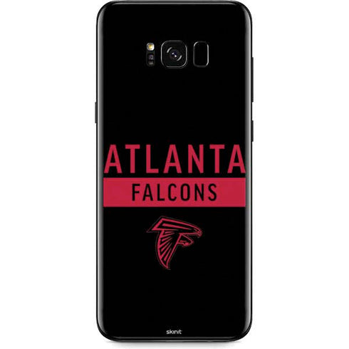 NFL Atlanta Falcons Black Performance Series Galaxy S8 Skin