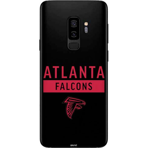 NFL Atlanta Falcons Black Performance Series Galaxy S9 Plus Skin