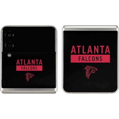 NFL Atlanta Falcons Black Performance Series Galaxy Z Flip3 5G Skin