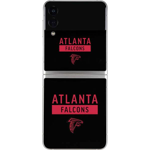 NFL Atlanta Falcons Black Performance Series Galaxy Z Flip3 5G Skin