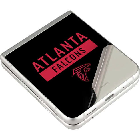 NFL Atlanta Falcons Black Performance Series Galaxy Z Flip3 5G Skin