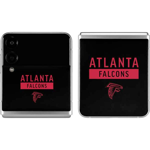 NFL Atlanta Falcons Black Performance Series Galaxy Z Flip4 5G Skin