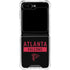 NFL Atlanta Falcons Black Performance Series Galaxy Z Flip5 5G Clear Case