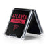 NFL Atlanta Falcons Black Performance Series Galaxy Z Flip5 5G Clear Case