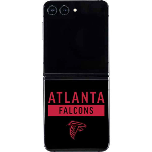 NFL Atlanta Falcons Black Performance Series Galaxy Z Flip5 5G Skin