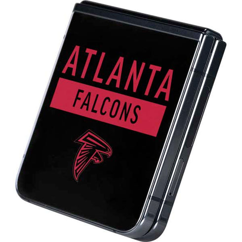 NFL Atlanta Falcons Black Performance Series Galaxy Z Flip5 5G Skin