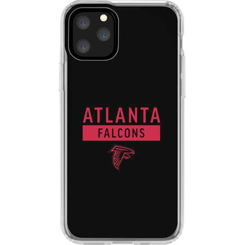 NFL Atlanta Falcons Black Performance Series iPhone 11 Pro Clear Case