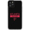 NFL Atlanta Falcons Black Performance Series iPhone 11 Pro Clear Case