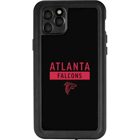 NFL Atlanta Falcons Black Performance Series iPhone 11 Pro Max Waterproof Case