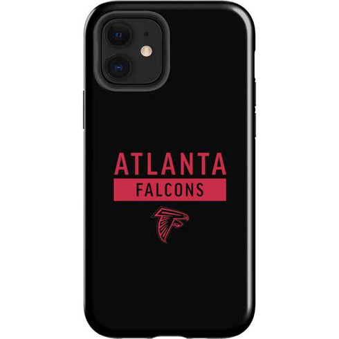 NFL Atlanta Falcons Black Performance Series iPhone 12 Impact Case