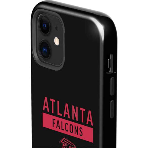 NFL Atlanta Falcons Black Performance Series iPhone 12 Impact Case